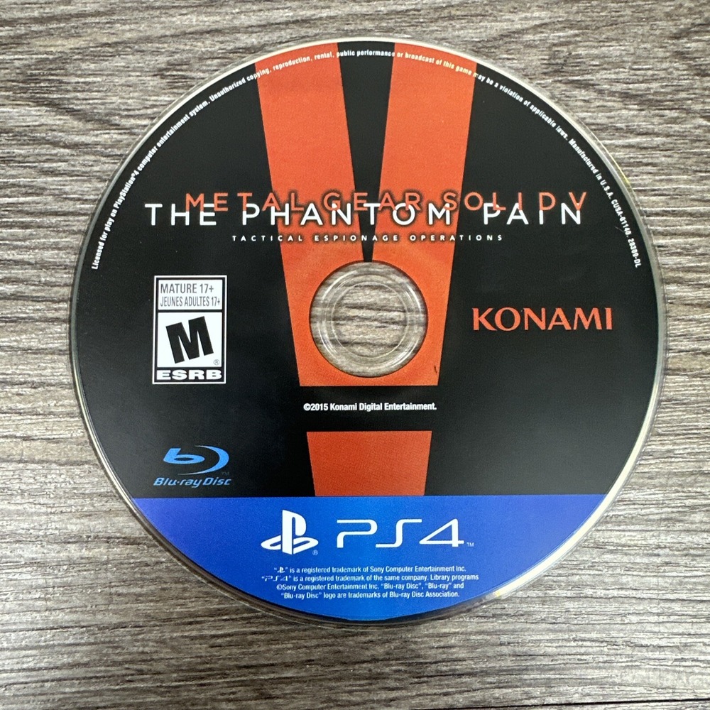 Metal Gear Solid V : The Phantom Pain (Sony PS4, 2015) Disc Only - Picture 2 of 3